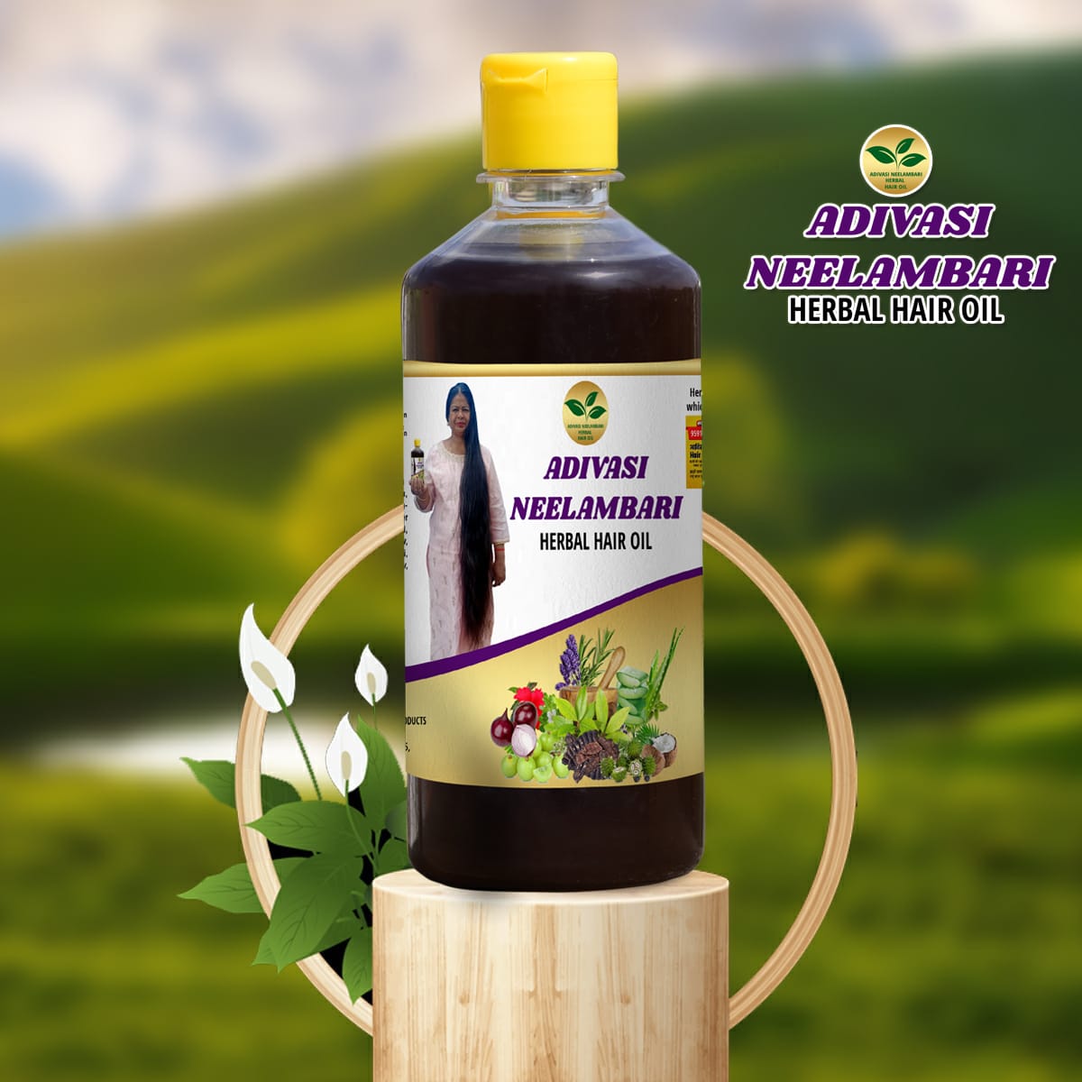 Adivasi Neelambari Herbal Hair Oil🌿