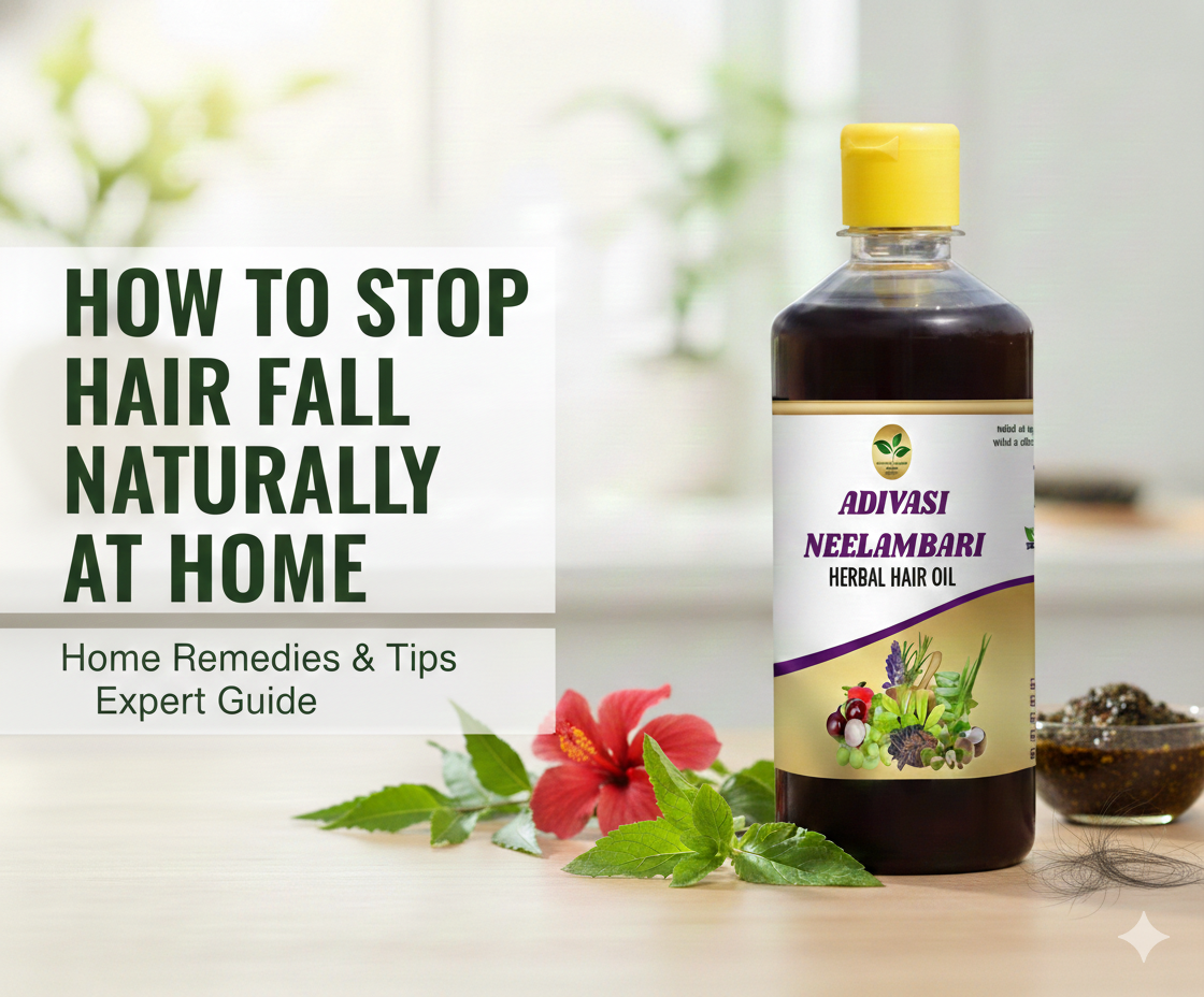 How to Stop Hair Fall Naturally at Home