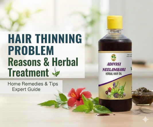 Hair Thinning Problem: Reasons and Herbal Treatment